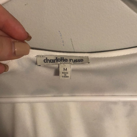 charlotte russe long sleeve cut out romper - Picture 2 of 3